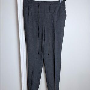 Zara Men's Charcoal Drawstring Trousers